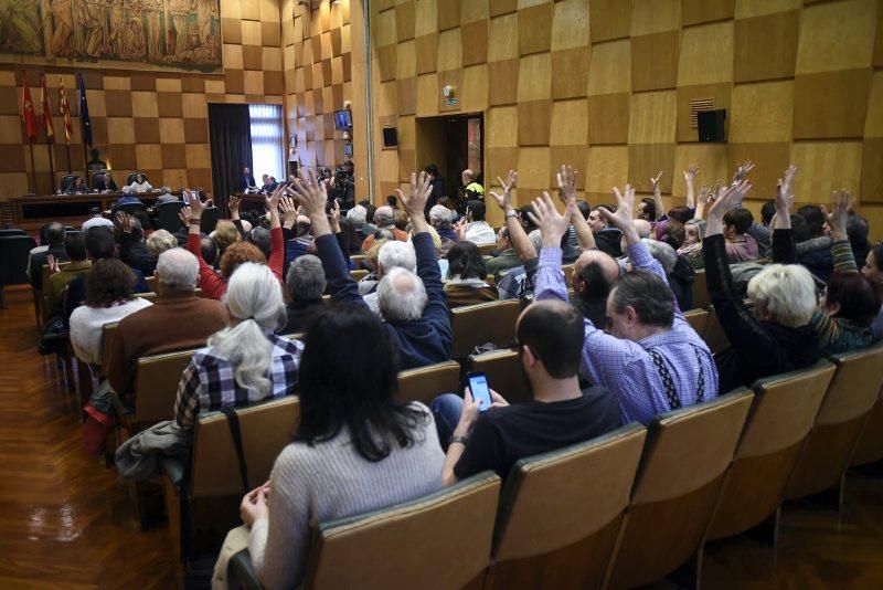 Pleno de reprobación del alcalde