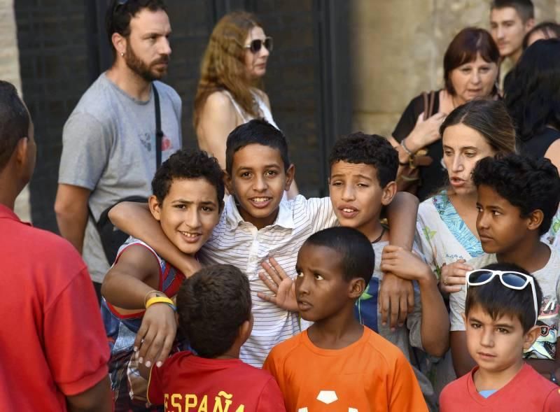 Los niños saharauis visitan las Cortes