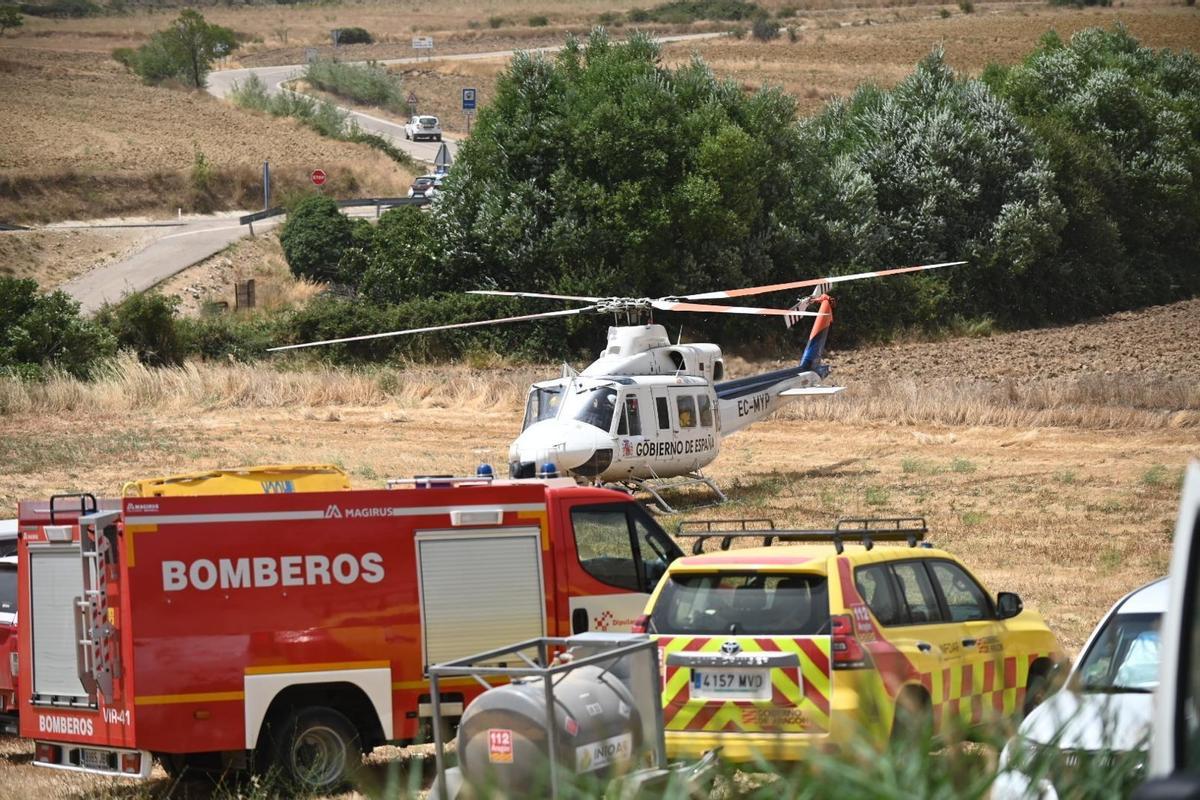 En imágenes | Segundo día de incendio en Ejulve