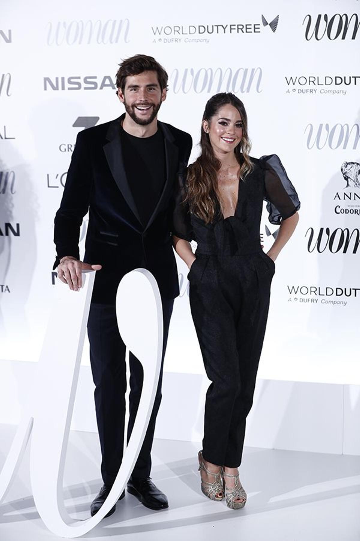 Álvaro Soler y Sofía Ellar, en la fiesta de los Premios Woman