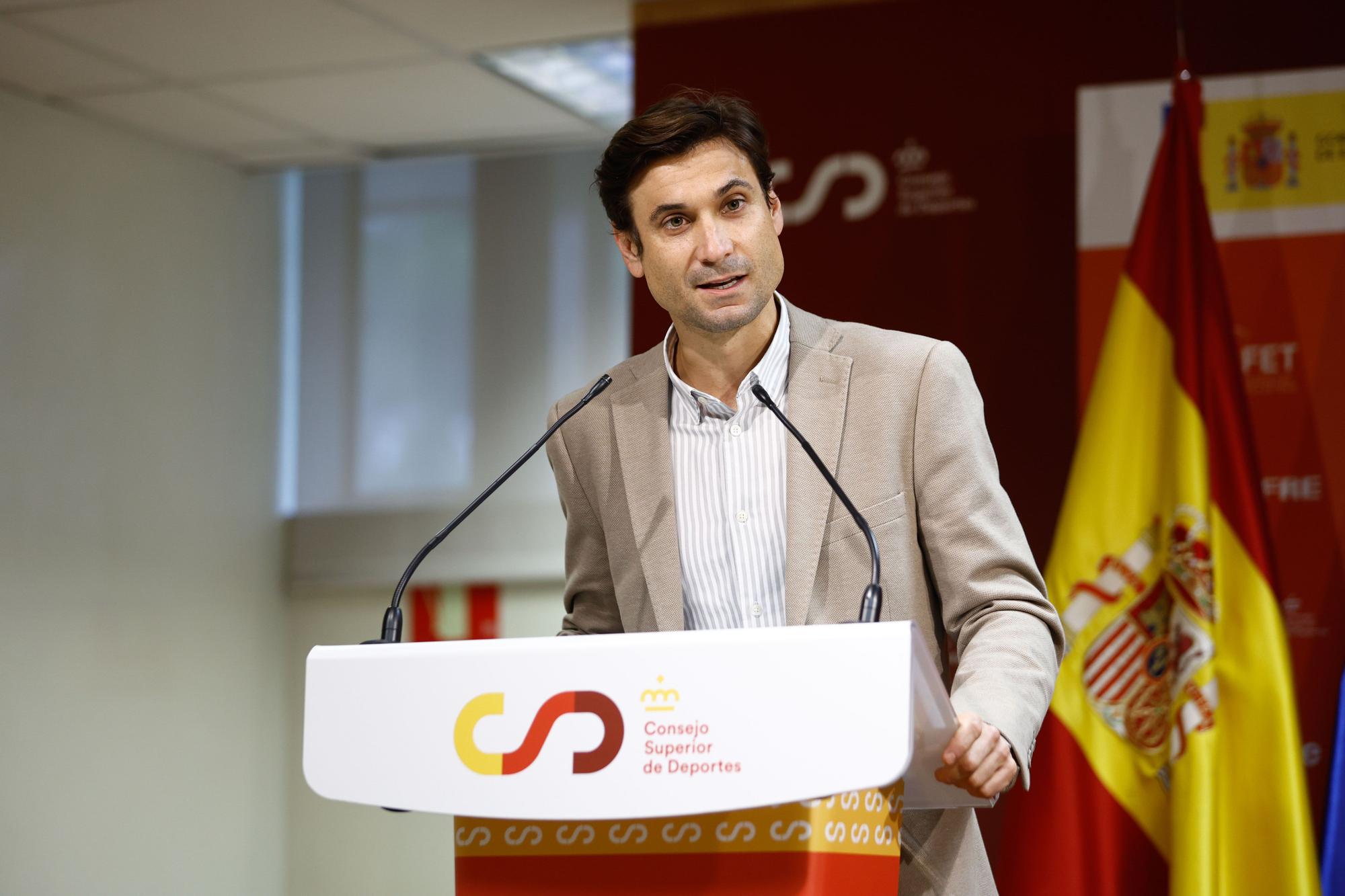 Presentación de David Ferrer como capitán del equipo español de Copa Davis