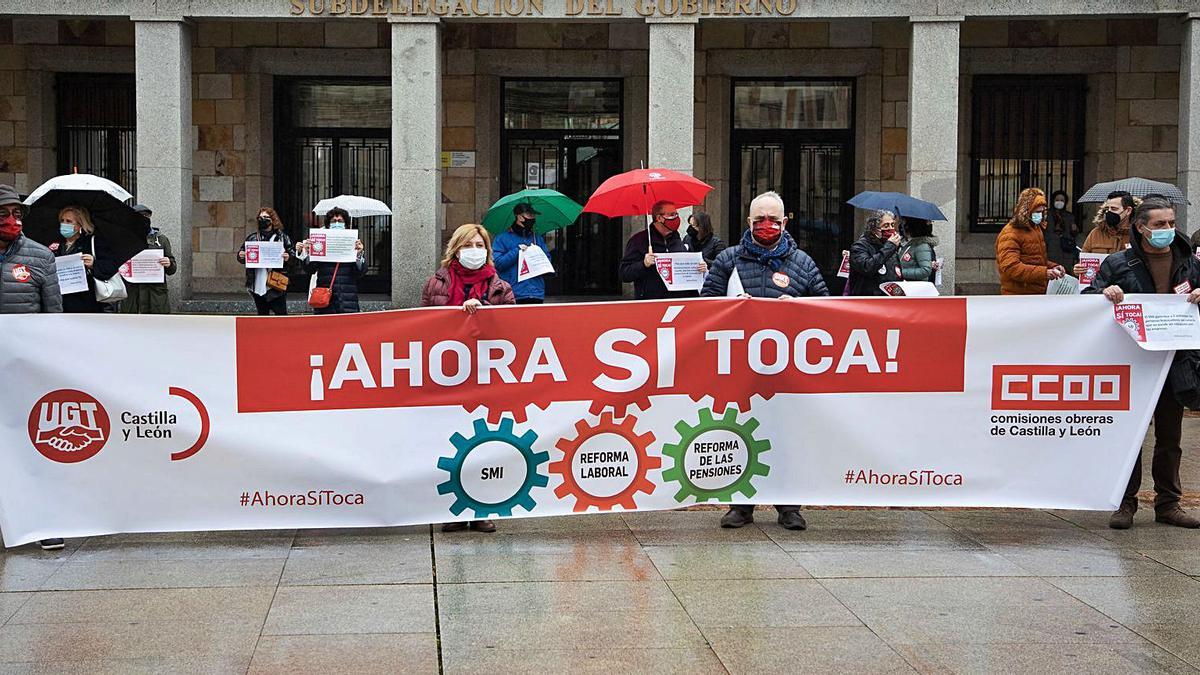 Manifestación de ayer en Zamora. | Nico Rodríguez