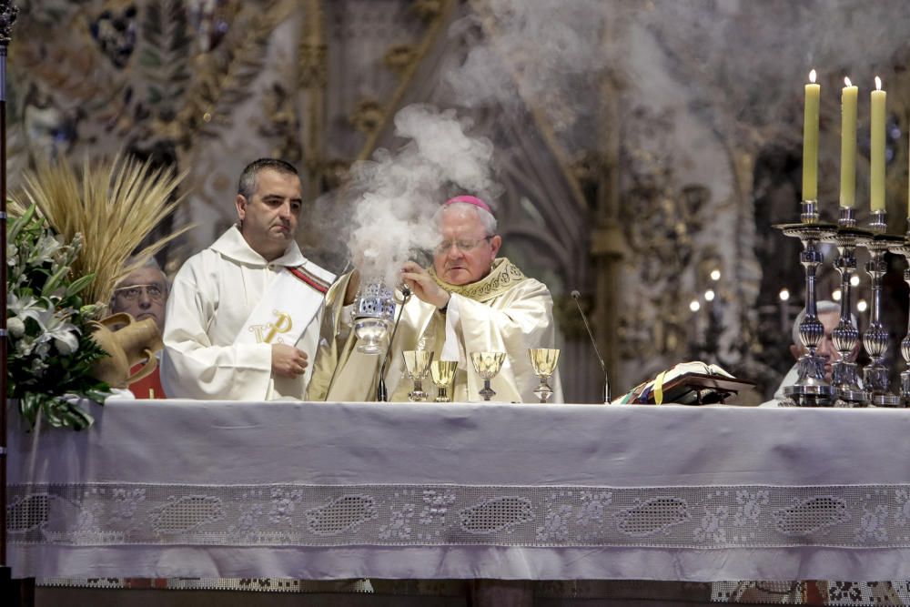 Salinas se despide de Mallorca con una misa en la catedral