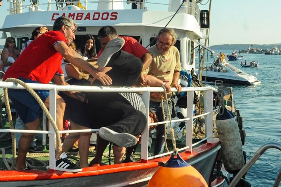 Procesión de la Virgen del Carmen 2017 en Arousa