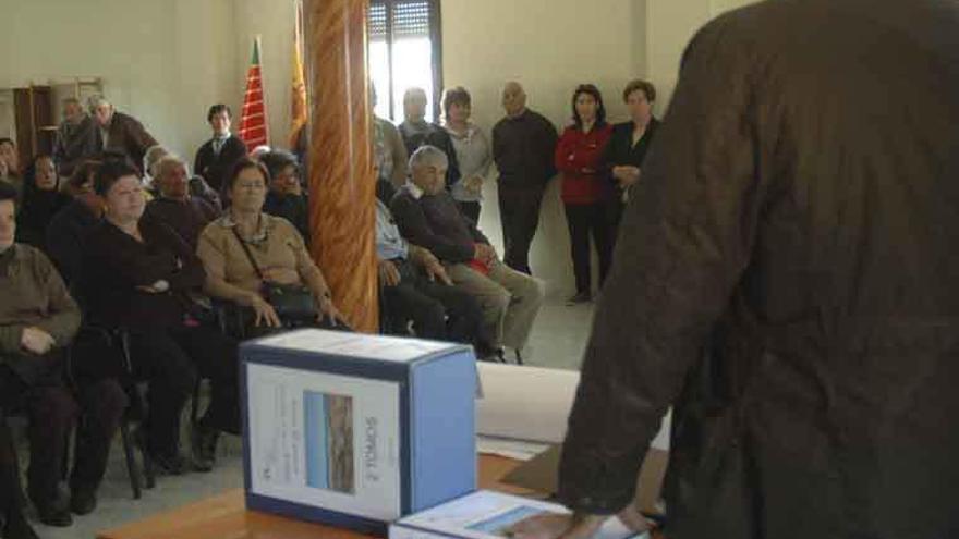 Entrega de las fincas de reemplazo en Riofrío. Imagen de archivo.