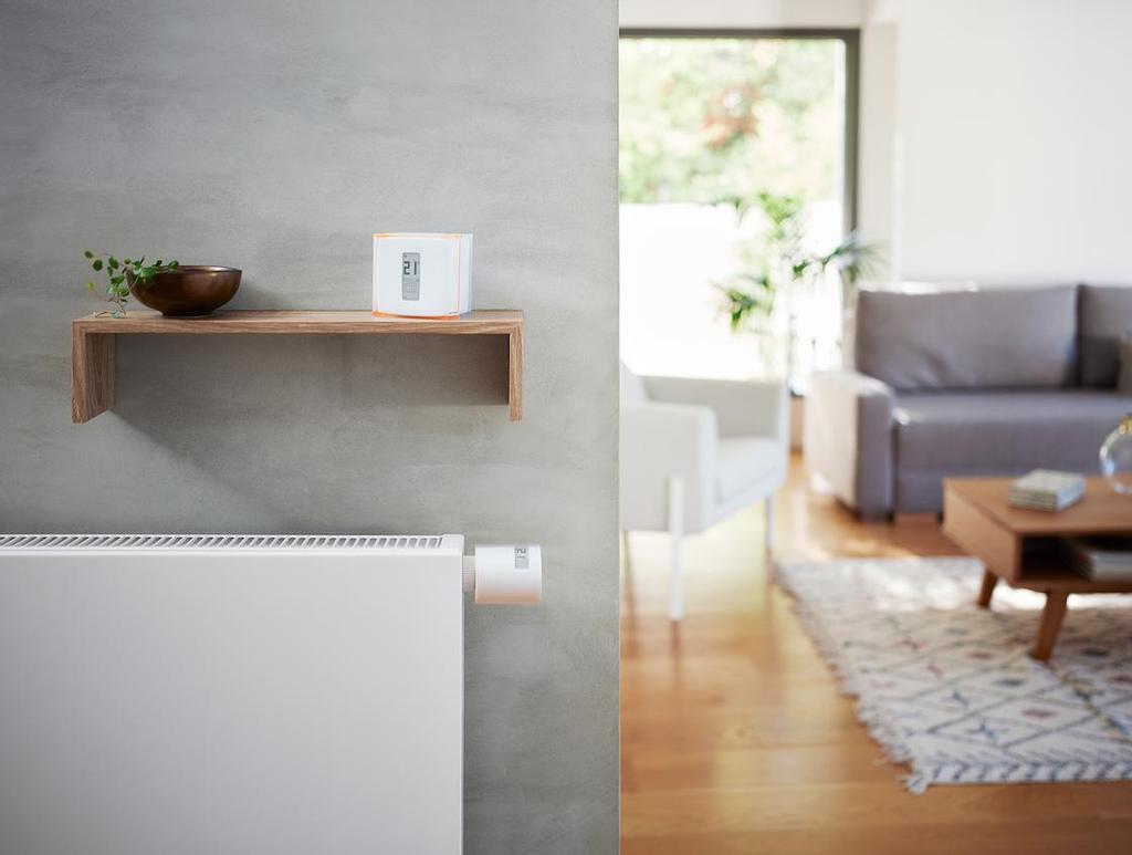 Termostato inteligente Netatmo.