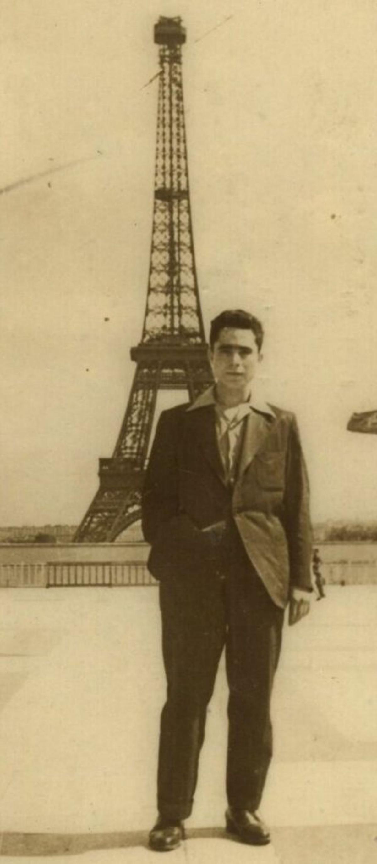 Jaime Garrido en París, en 1958.
