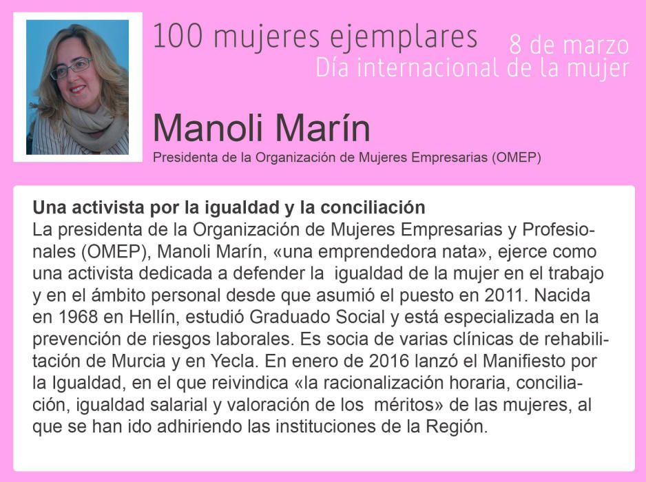 8 de marzo: 100 mujeres de aquí