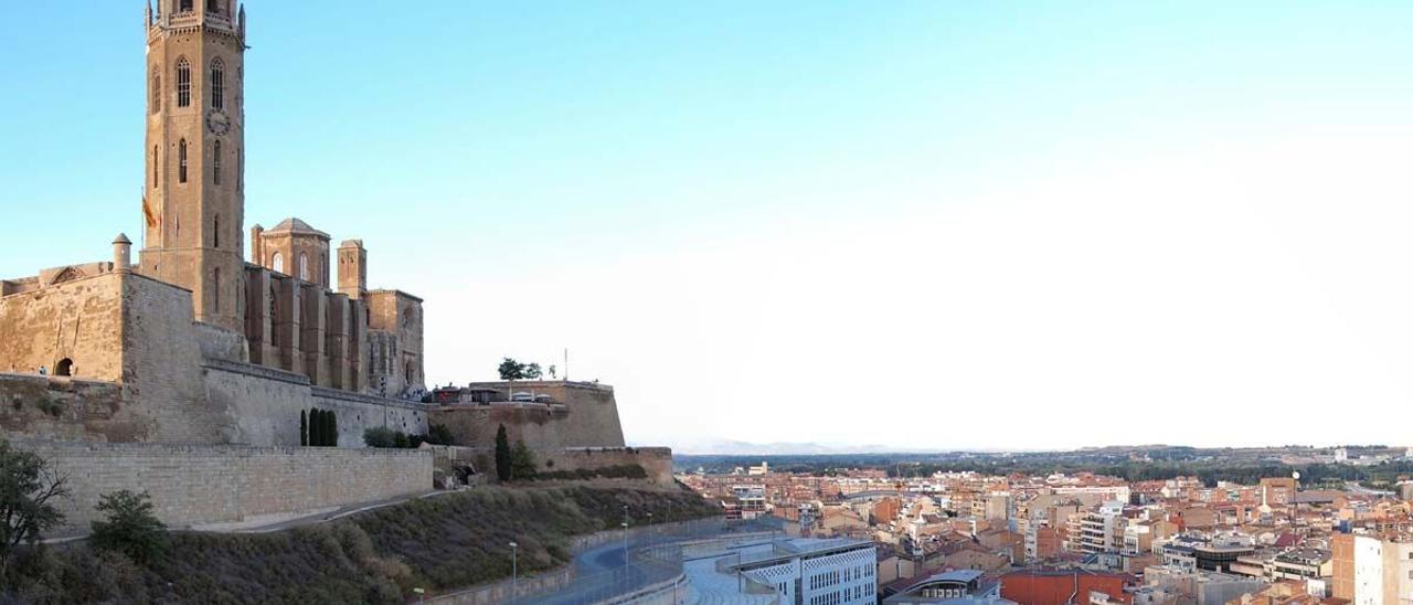 Alrededores de la Seu Vella de Lleida.