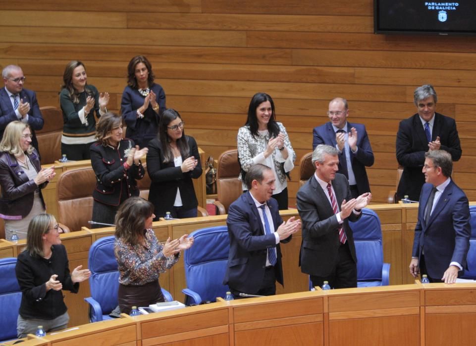 Feijóo, reelegido presidente de la Xunta