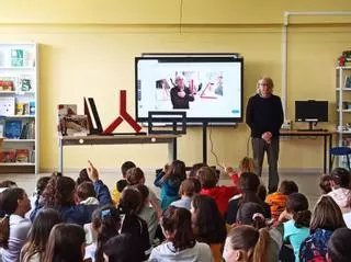 Herminio Álvarez dona una obra al colegio de La Caridad