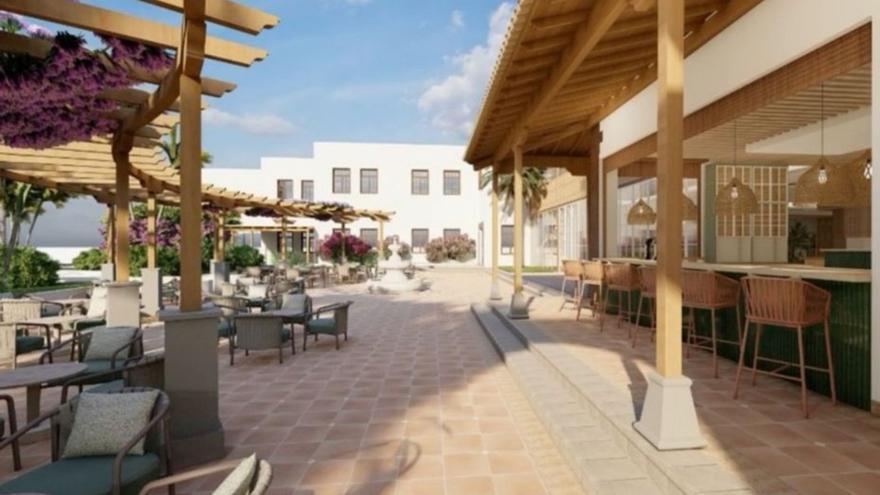 Una terraza del proyecto de innovación del Hotel Jardín Tecina. | | EL DÍA