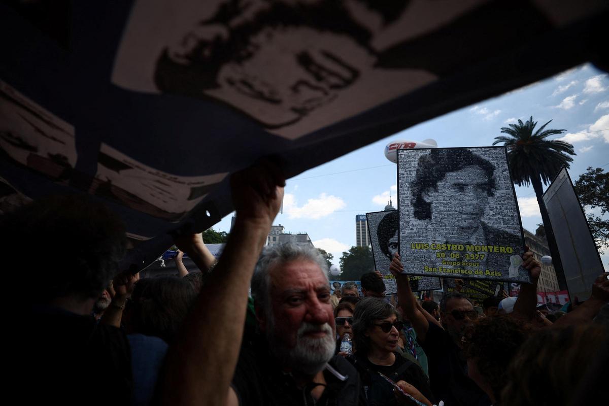 Masiva marcha en Argentina en conmemoración de las víctimas de la Dictadura a 48 años del golpe