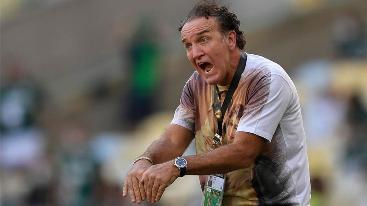 Cuca, entrenador del Santos, fue expulsado por un lance grotesco