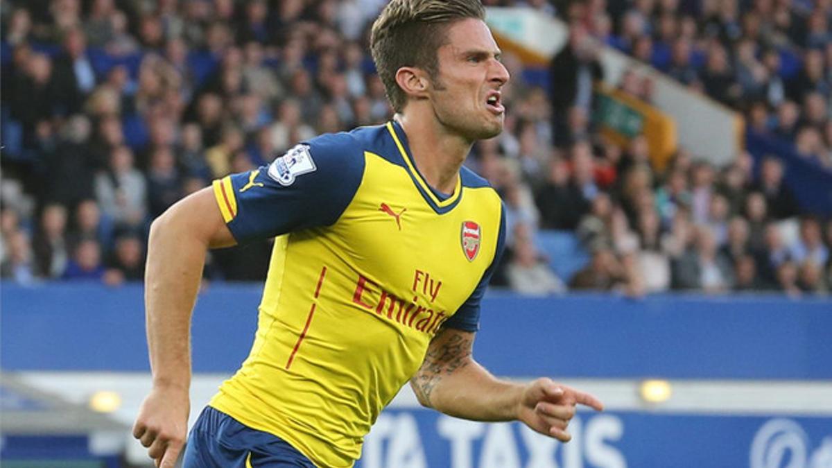 Giroud, baja hasta principios del 2015