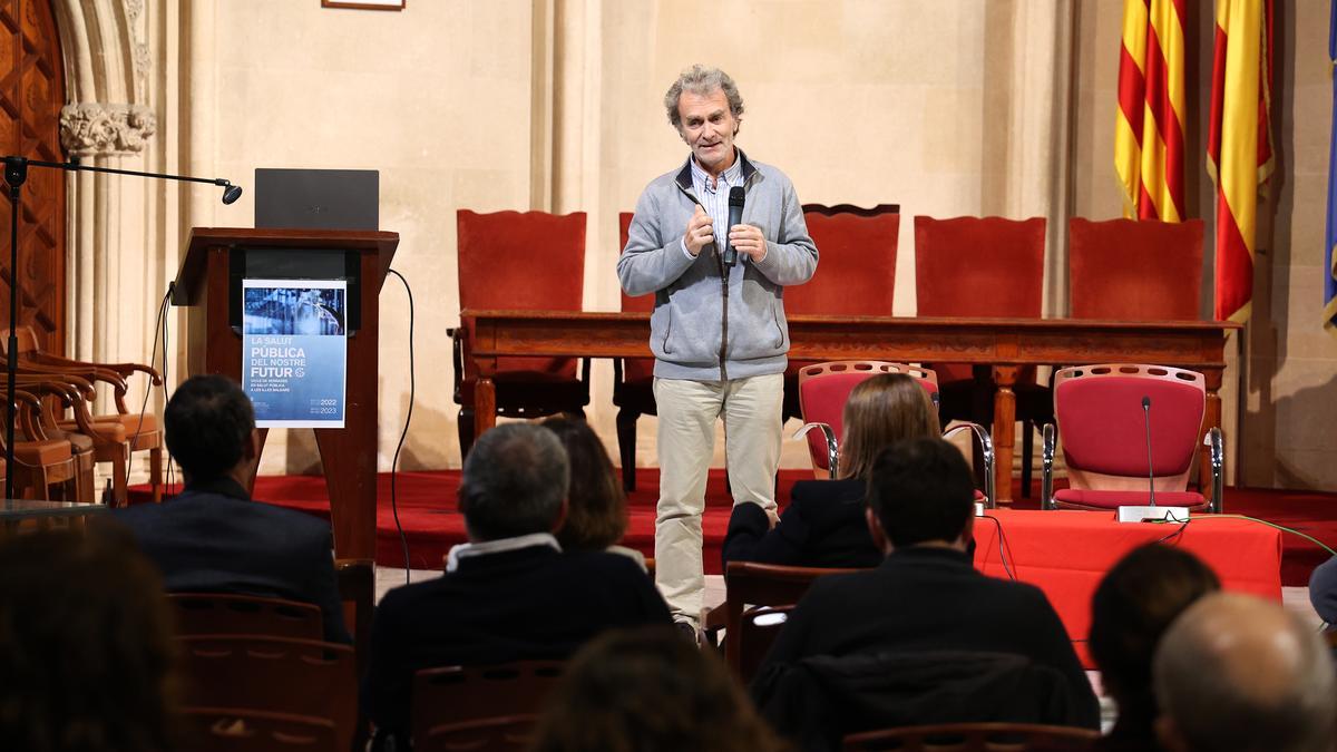 Fernando Simón, en la sede de Can Campaner, donde participó en unas charlas sobre salud pública