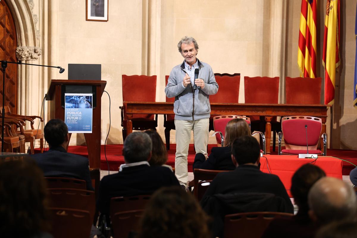 Fernando Simón, en la sede de Can Campaner, donde participó en unas charlas sobre salud pública