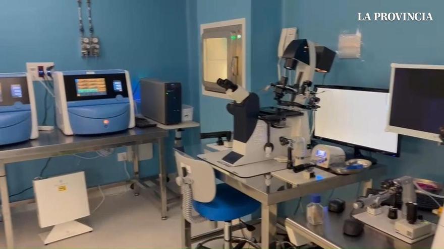 Laboratorio del servicio de Reproducción Humana del Materno