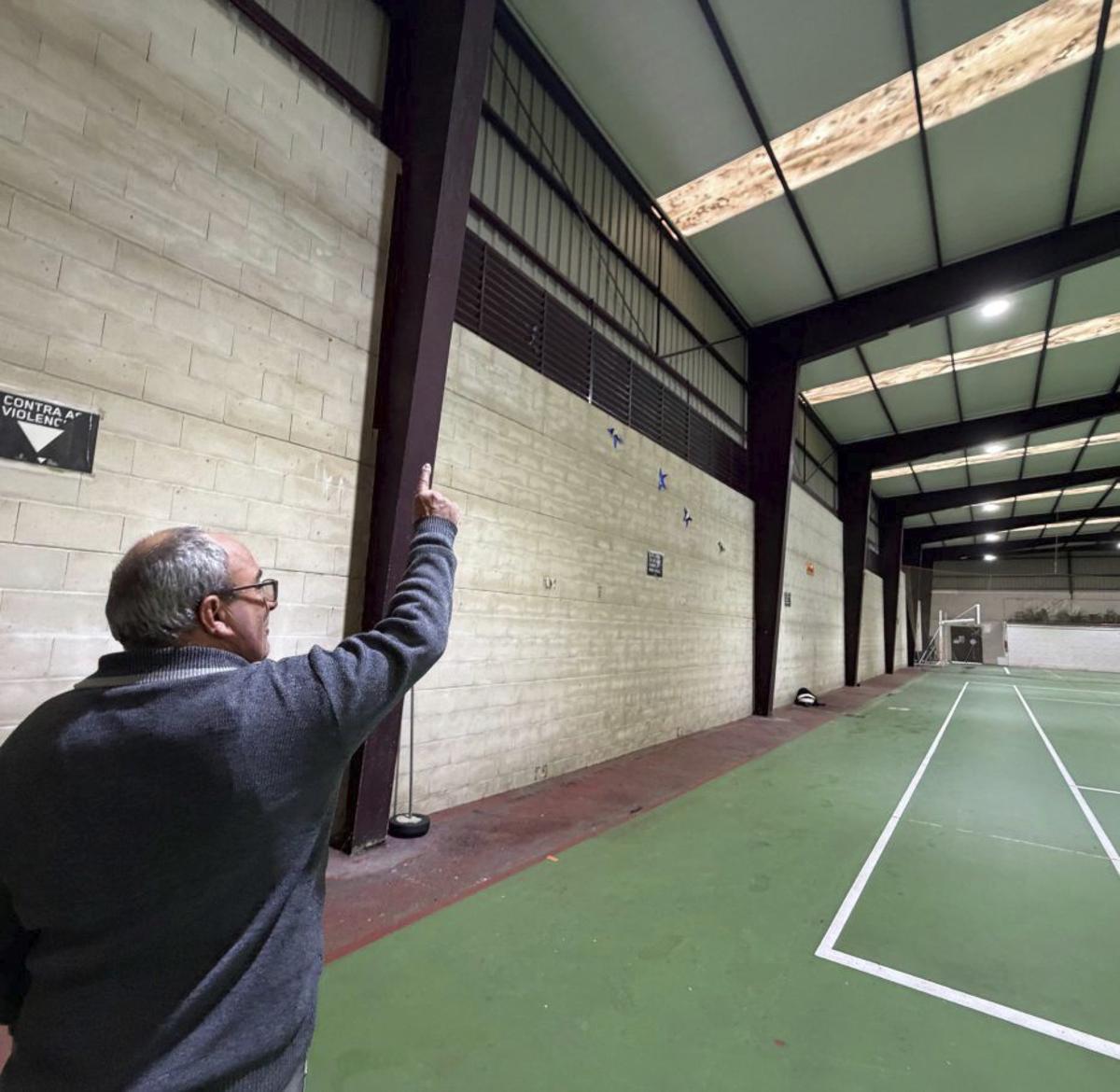 Pabellón de San Roque, donde se aprecian las deficiencias.