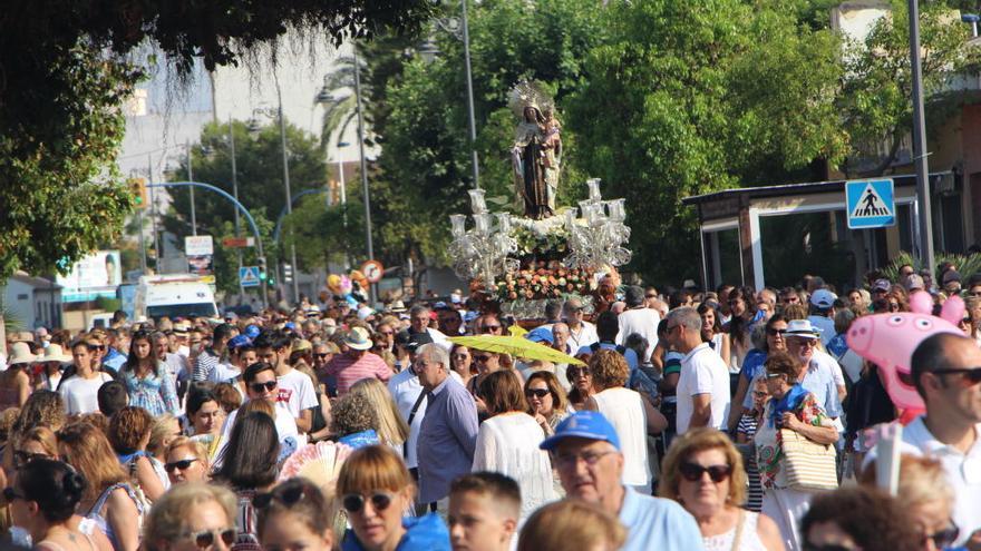 La Patrulla Águila se suma a la devoción por la Virgen del Carmen en San Pedro