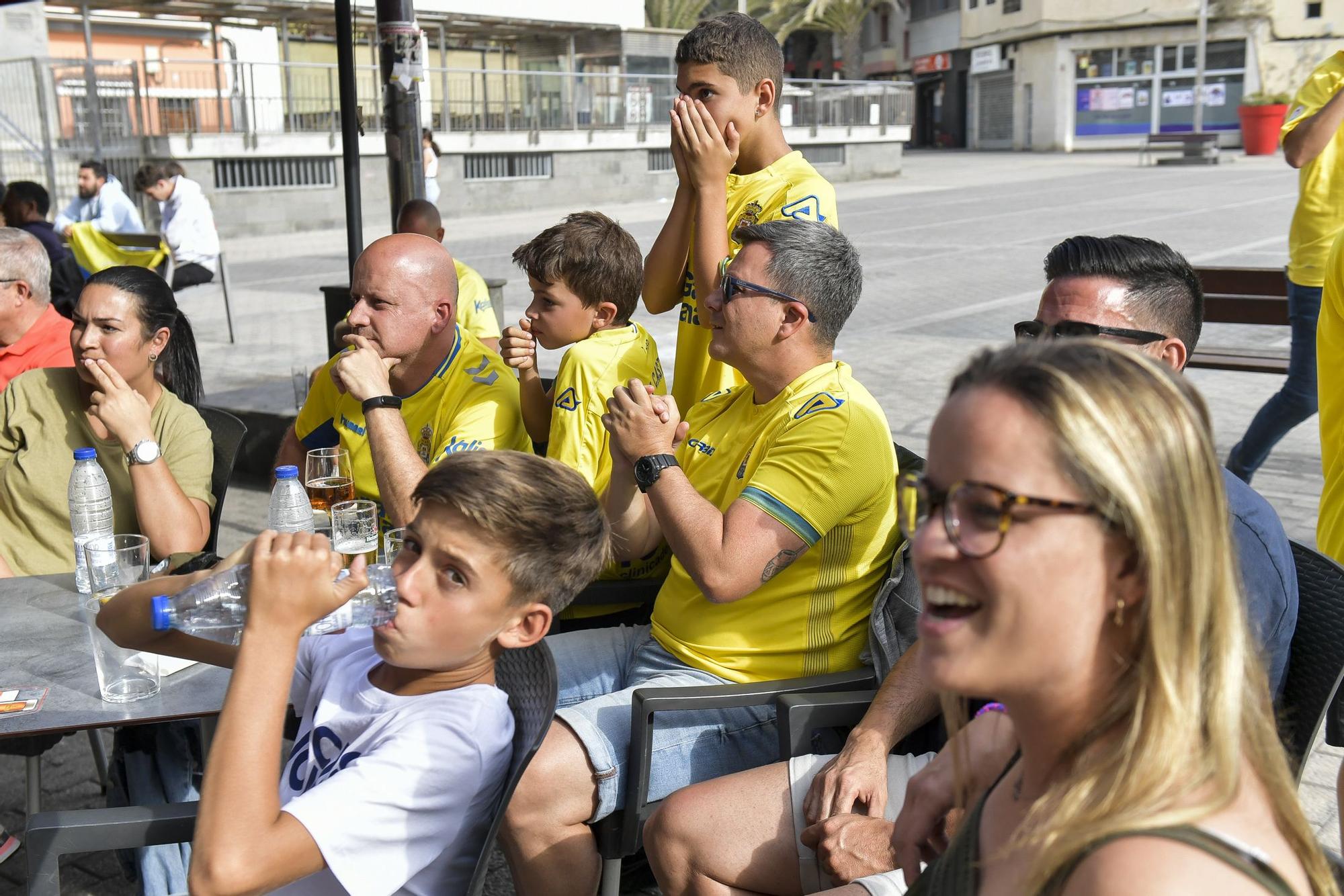 La ciudad vibró con la victoria de la UD Las Palmas contra el Cartagena