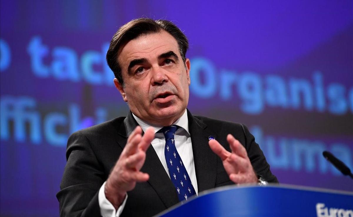 Margaritis Schinas, uno de los vicepresidentes de la Comisión Europea.