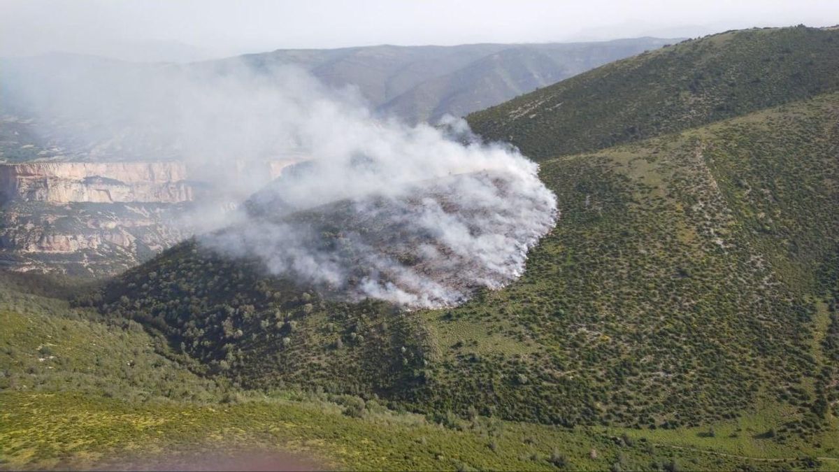 Incendio en Belsué