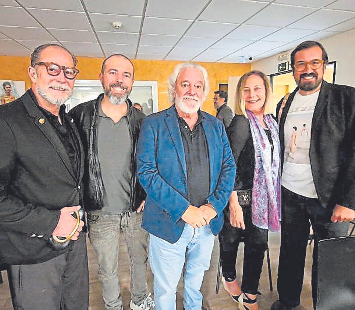 Luis Tous, Alberto Simón, Raúl Izquierdo, Águeda Ropero y Sebastià Mascaró.