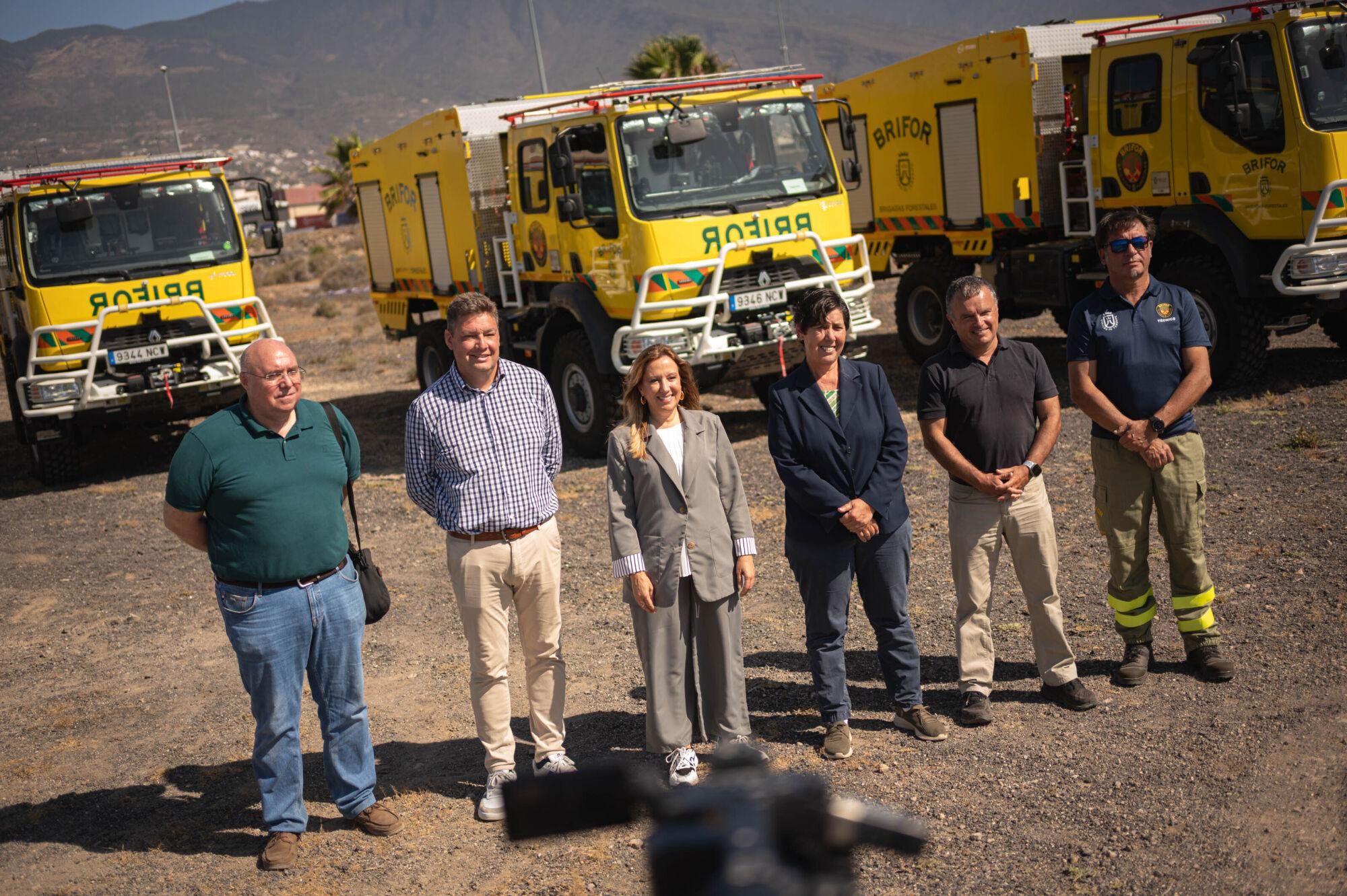 Nuevos vehículos contra incendios en Tenerife