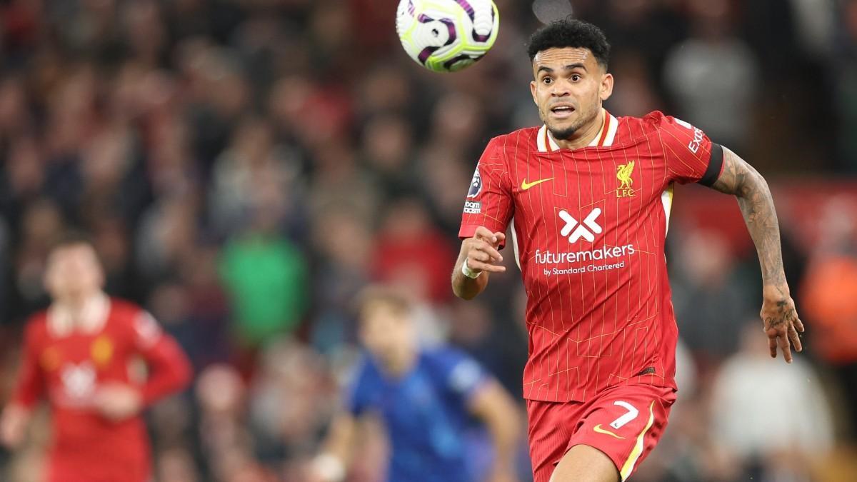 Luis Díaz, jugador del Liverpool