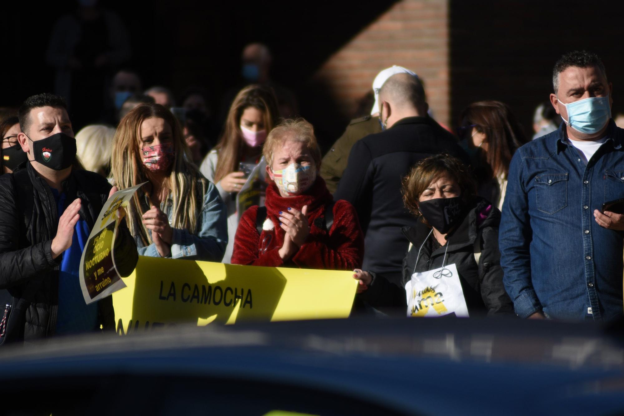 Manifestación de la hostelería en Gijón