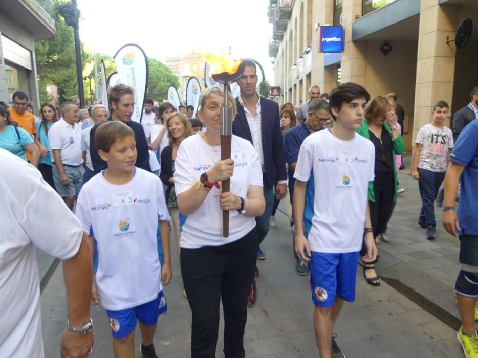 La flama dels Special Olympics arriba a Figueres