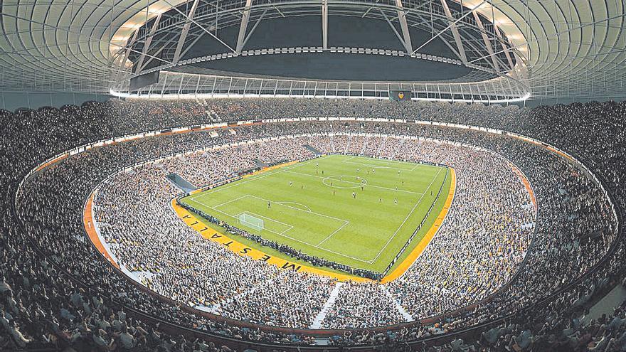 El Valencia CF se comprometerá a un estadio de 60.000 asientos netos