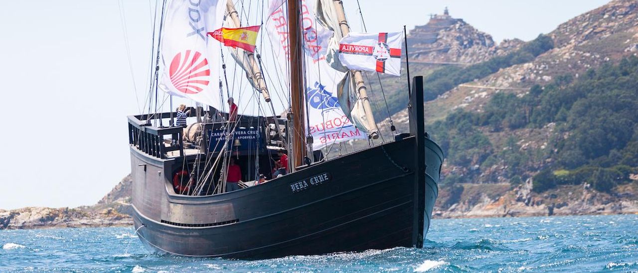 La Iacobus Maris arriba en Vigo.