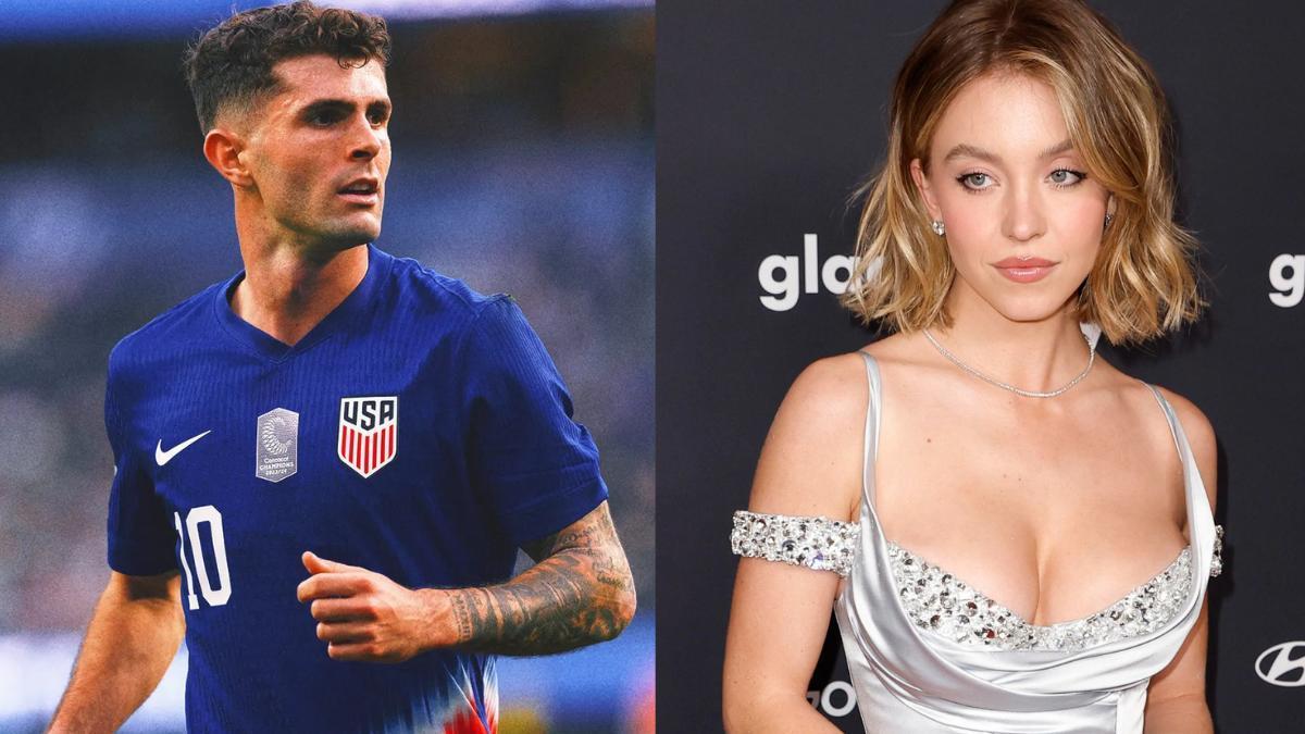 Christian Pulisic y Sydney Sweeney.