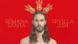 Convocan en Málaga a una misa en desagravio por el cartel de Semana Santa de Sevilla: "Esa imagen es sacrílega"