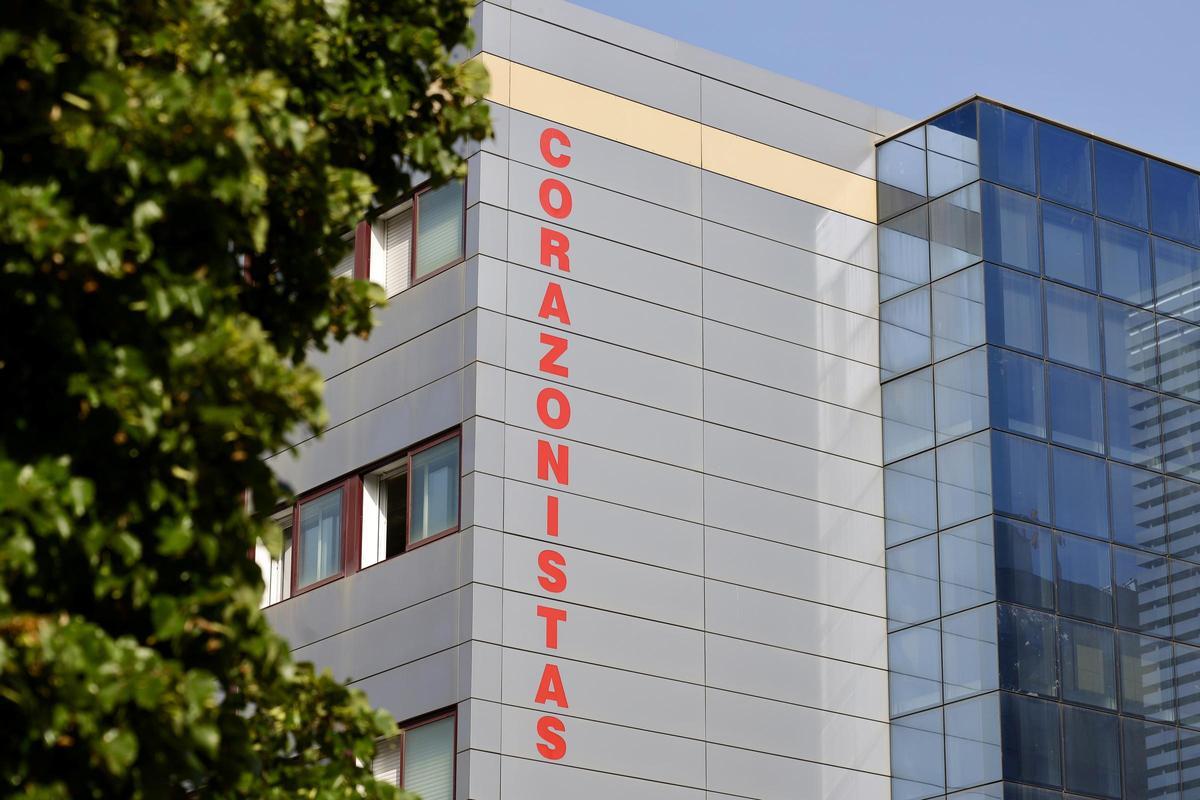 Imagen del colegio zaragozano de Corazonistas, donde ejercía el profesor al que se investiga por presuntas agresiones sexuales a alumnos de Educación Infantil.