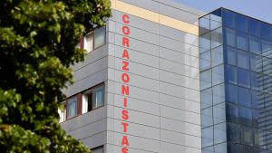 Imagen del colegio zaragozano de Corazonistas, donde ejercía el profesor al que se investiga por presuntas agresiones sexuales a alumnos de Educación Infantil.