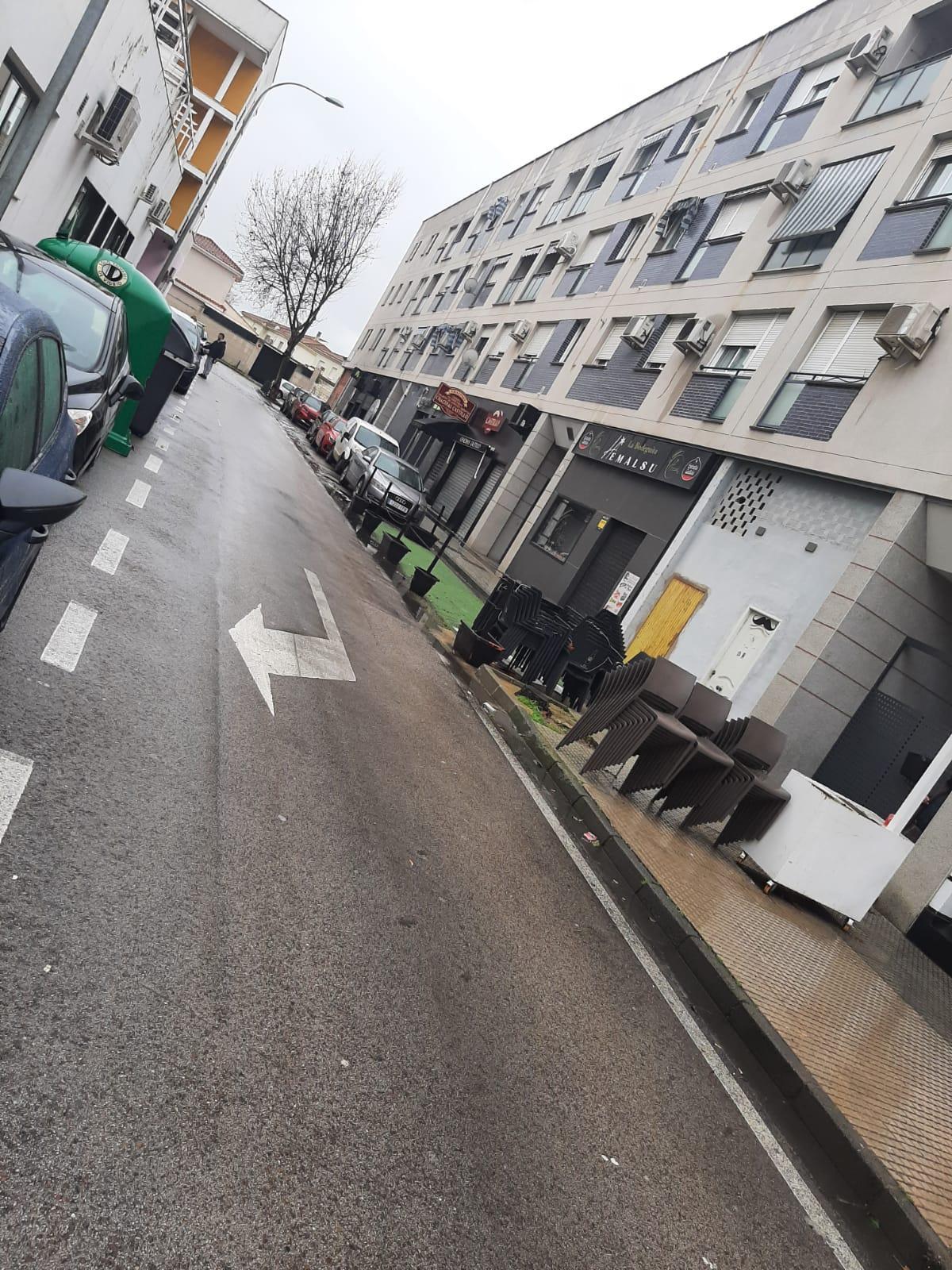 La calle en la que ha tenido lugar el suceso.