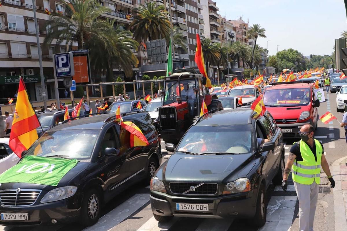 Manifestación de Vox en Córdoba contra la gestión del Gobierno