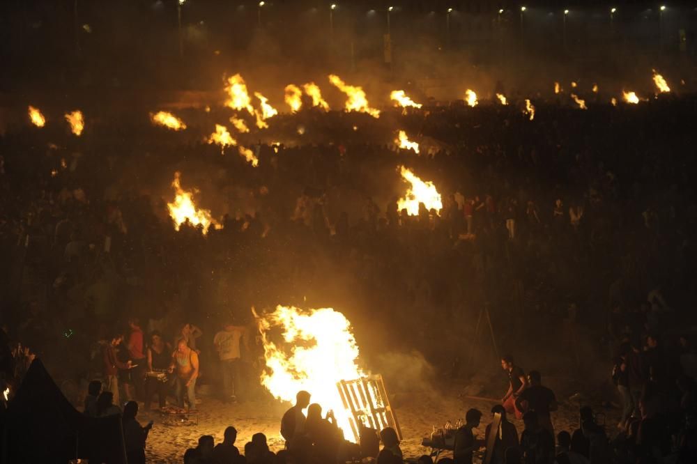 Las hogueras de San Juan 2016 A Coruña