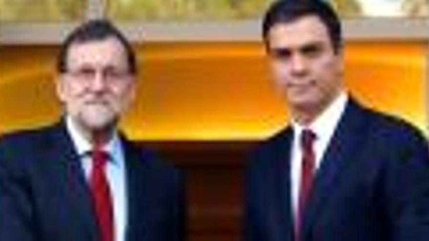 Rajoy i Sánchez en una imatge d&#039;arxiu