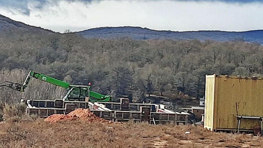 Inicio de las obras del depósito en Rioconejos. | A. S.