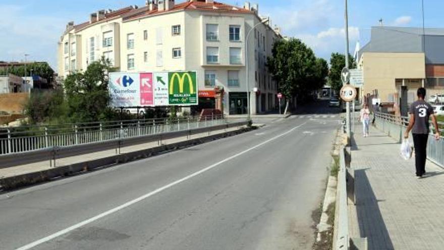 Pont que connecta Igualada i Montbui, on hi va haver l&#039;accident