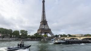 Rehearsal of the Paris Olympics Games Opening Ceremony on the Seine River