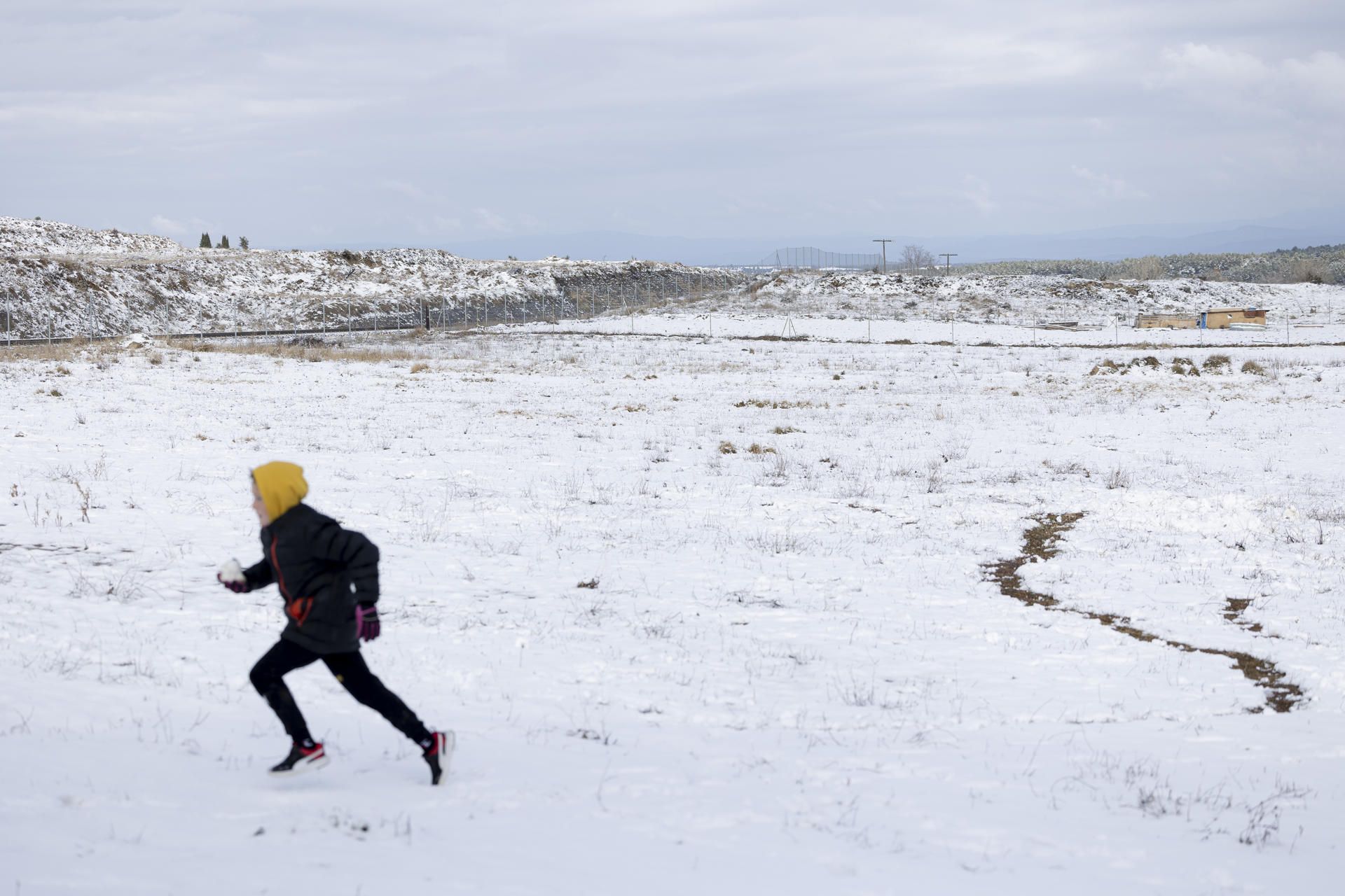 Nieve en Castellón: Una localidad del Alto Palancia cubierta por un manto blanco