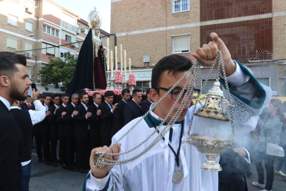 Mediadora de Salvación iniciaba los traslados del Viernes de Dolores desde la parroquia de la Encarnación