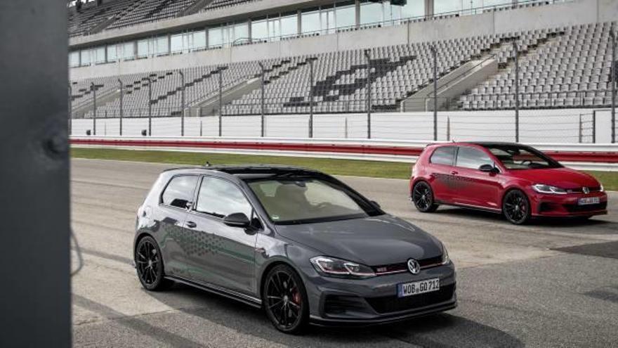 El Golf GTI TCR crea una fuerte impresión antes incluso de que el conductor se ponga al volante.