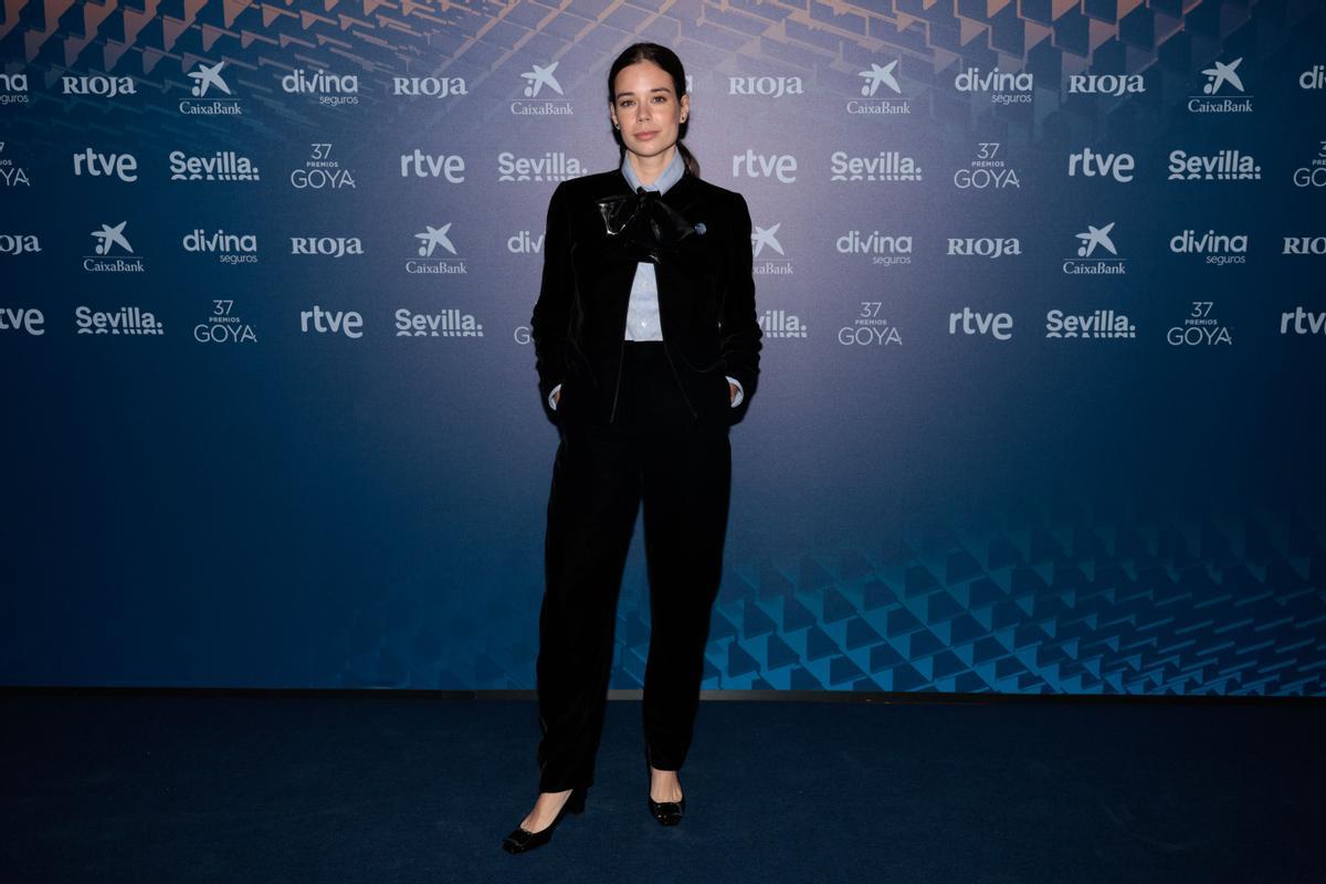 Laia Costa en la cena de los nominados a los Premios Goya