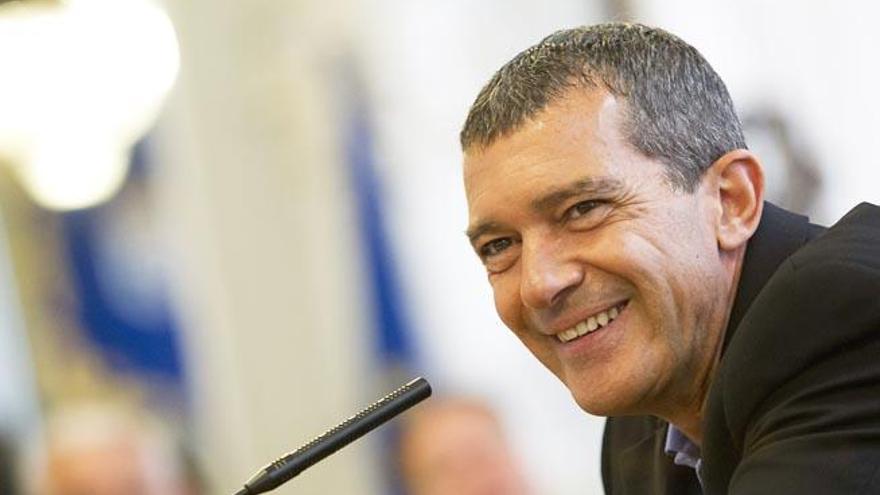 Antonio Banderas ha visitado Málaga.